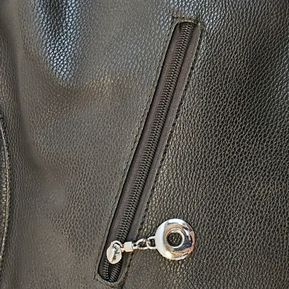 Black Studded Rhinestone Women's Shoulder Bag- FLAW - Picture 7 of 16